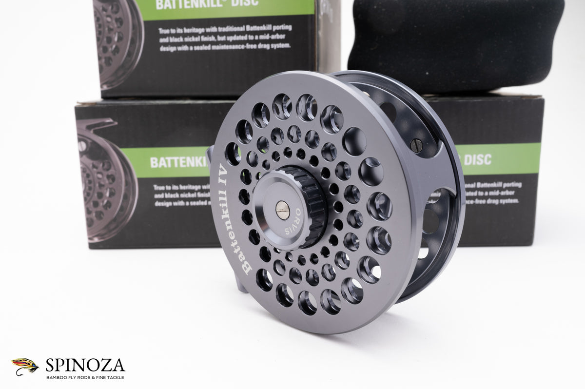 Orvis Battenkill Disc Drag Reel w/two spare spools
