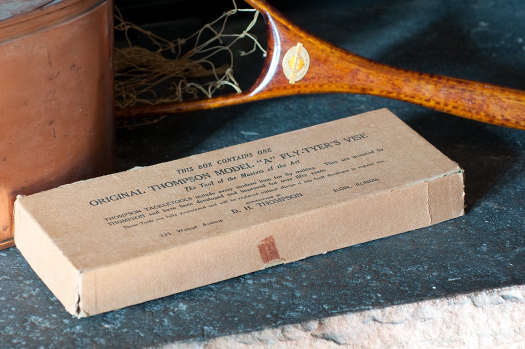 Thompson Model A Vise with Original Tan Box 