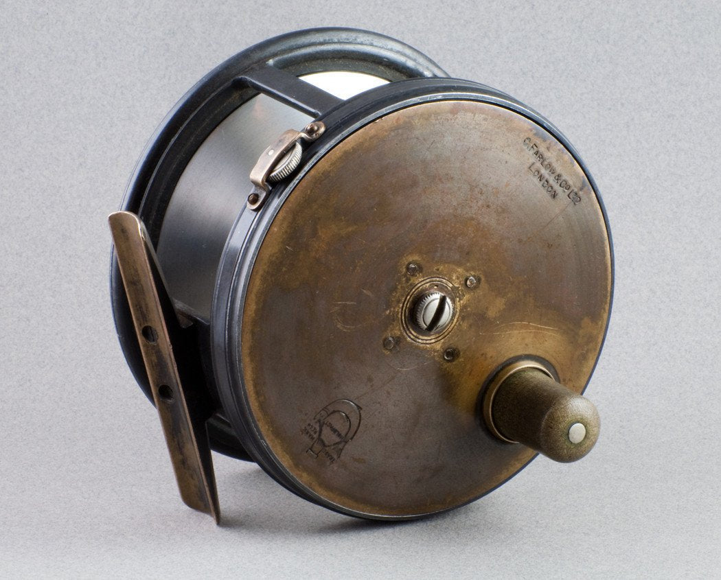 Farlow 4 1/2" Brass Face Perfect "Ballbearing" fly reel