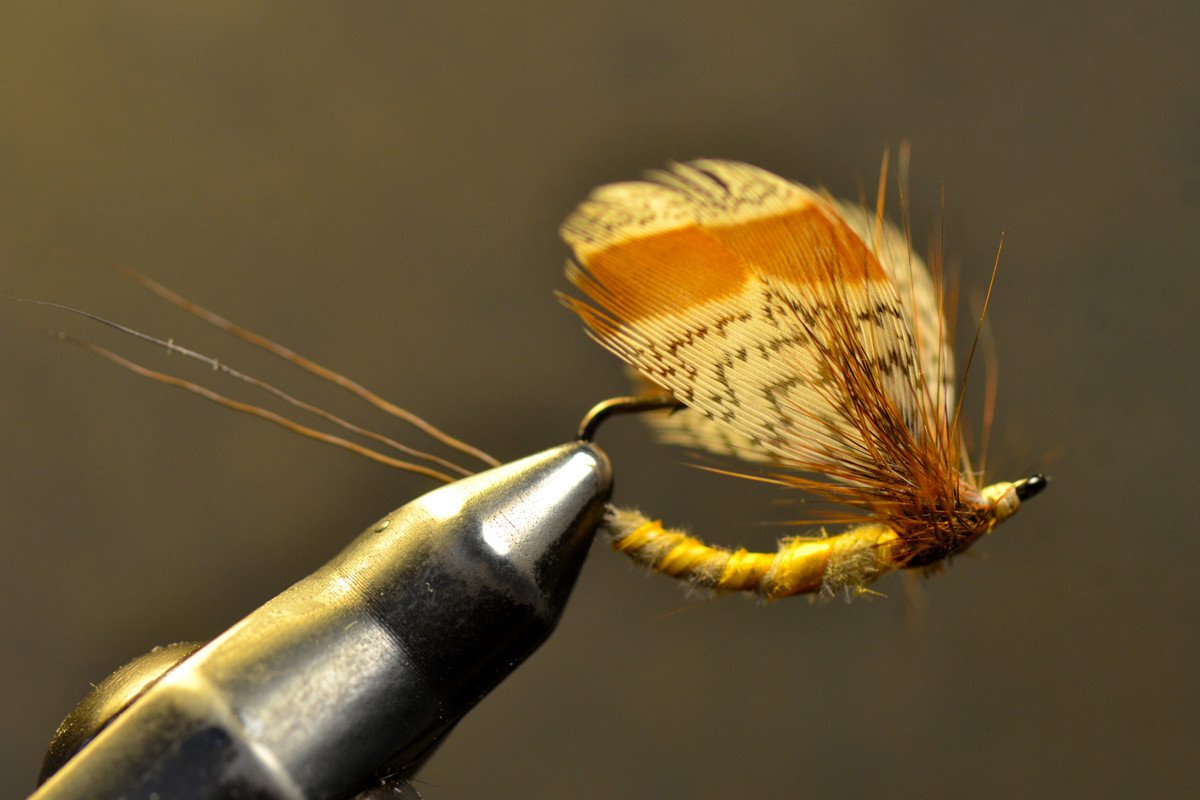 Flies for Rivers - Scorpion Half-Spent (Brown Drake - Size 8) 