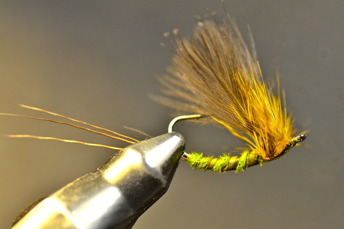 Flies for Rivers - Scorpion Half-Spent (Western Green Drake - Size 10)
