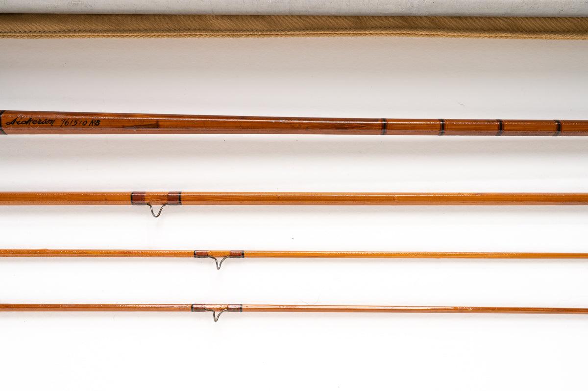 Dickerson 761510 RB (Ray Bergman) Fly Rod 7'6" 3/2 #5 - rod sections with guides and wraps