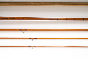Dickerson 761510 RB (Ray Bergman) Fly Rod 7'6" 3/2 #5 - rod sections with guides and wraps