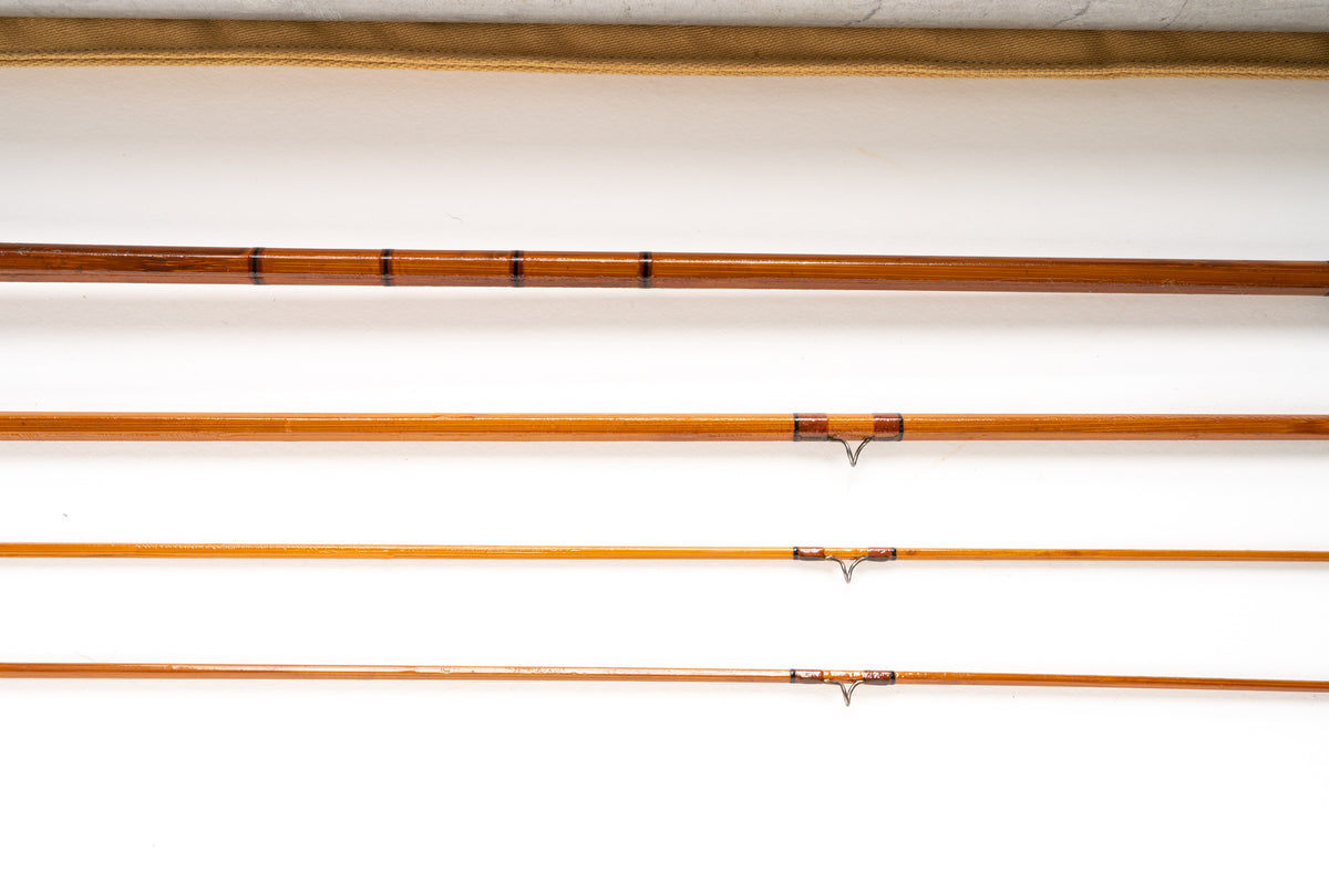Dickerson 761510 RB (Ray Bergman) Fly Rod 7'6" 3/2 #5 - ferrules and tip tops detail