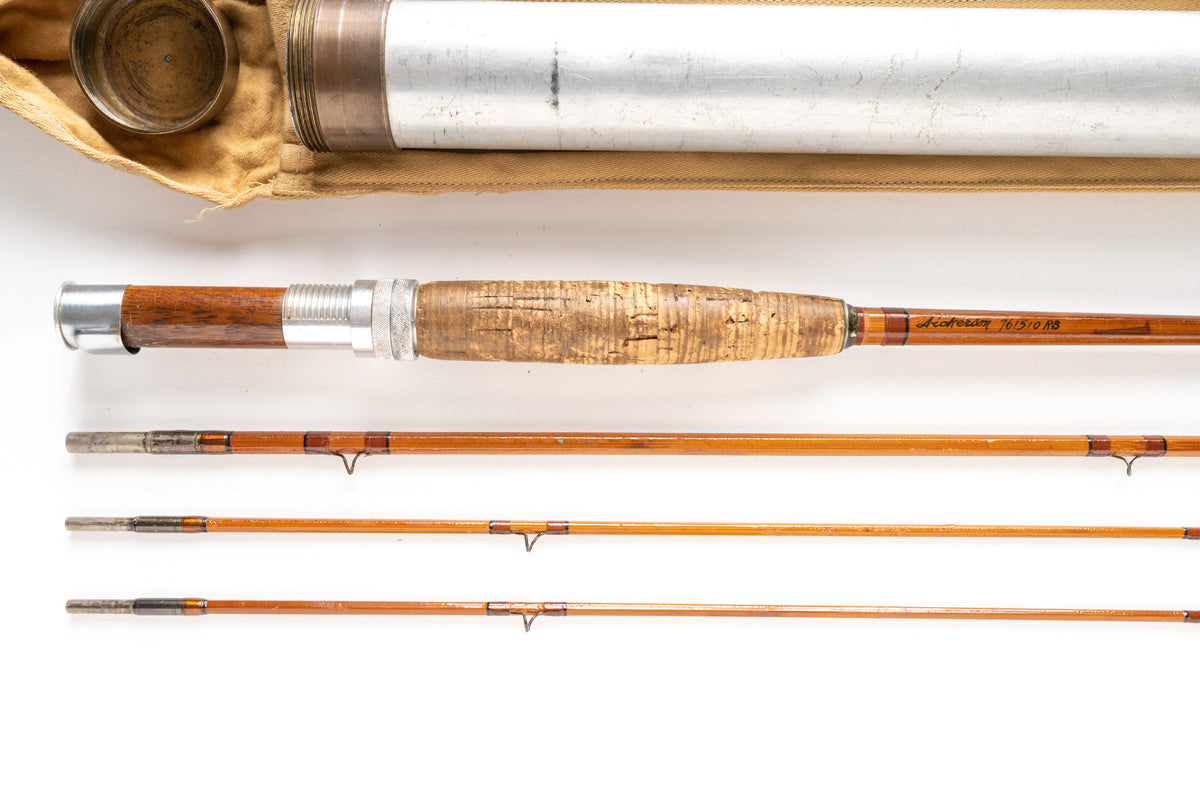 Dickerson 761510 RB (Ray Bergman) Fly Rod 7'6" 3/2 #5 - handle grip and reel seat detail