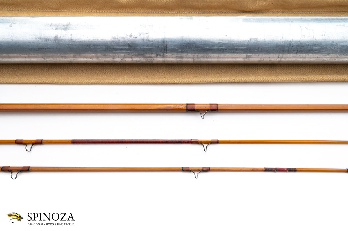 Dickerson Model 8013 Bamboo Fly Rod 8' 2/2 #5 - rod sections with wraps