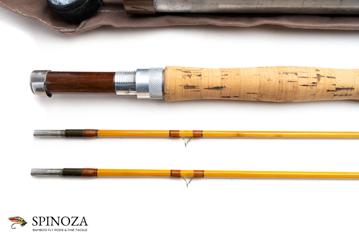 Lyle Dickerson 8014 Bamboo Fly Rod 8' 2/2 #5 - handle grip and reel seat detail