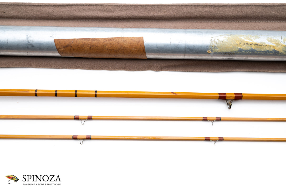 Dickerson 8015 Guide Model Fly Rod 8' 2/2 #6/7 - rod sections with guides and wraps