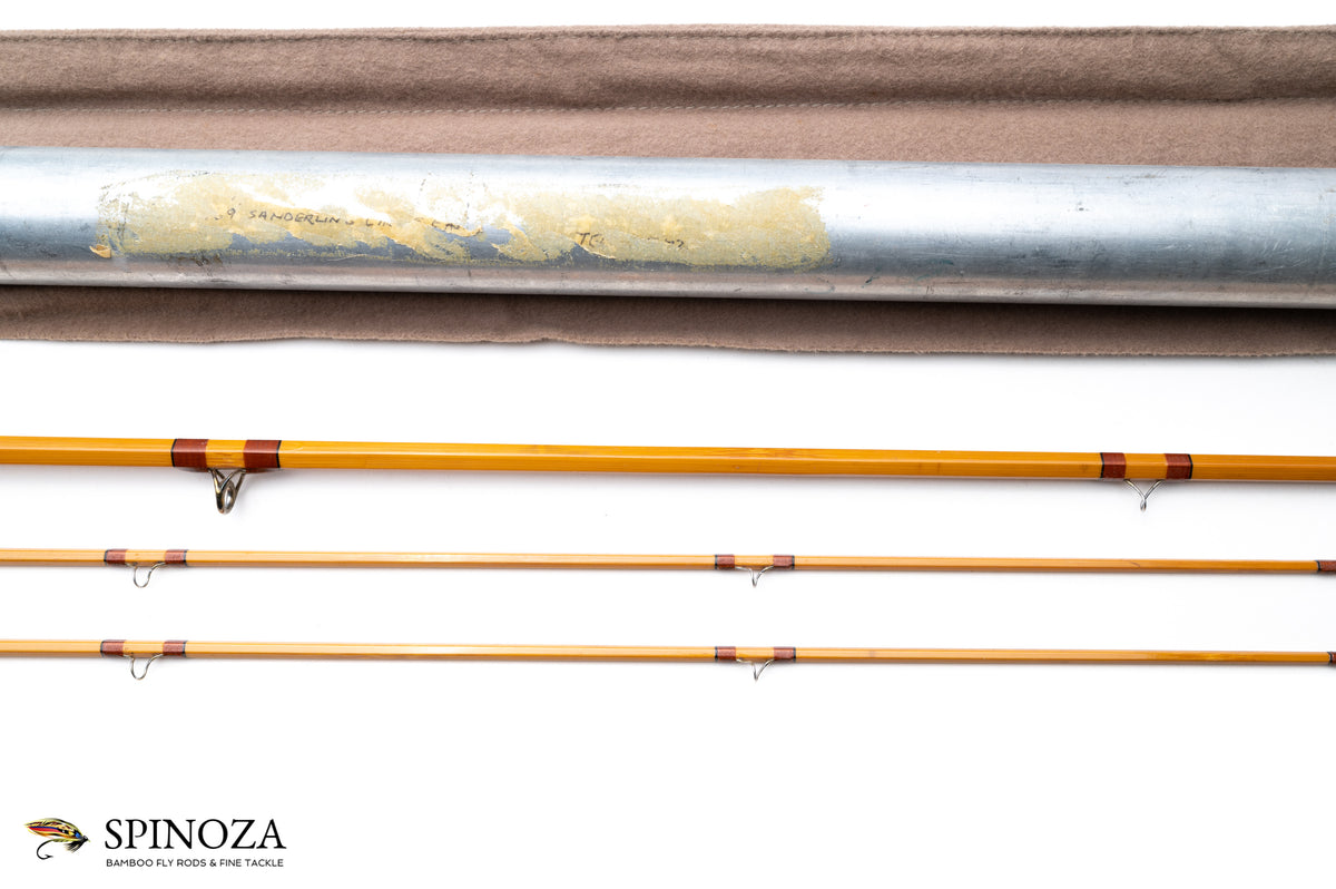 Dickerson 8015 Guide Model Fly Rod 8' 2/2 #6/7 - rod sections with guides and wraps