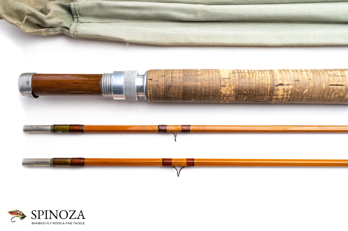 Dickerson Model 8015 Special Bamboo Fly Rod 8' 2/2 #6 - handle grip and reel seat detail