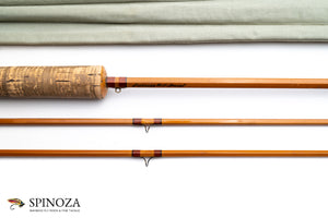 Dickerson Model 8015 Special Bamboo Fly Rod 8' 2/2 #6 - maker signature and rod markings