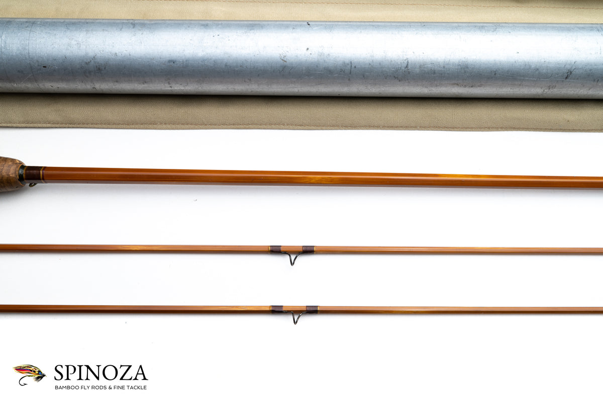 Payne Model 96 Bamboo Fly Rod 6'6" 2/2 #4 - rod sections with guides and wraps