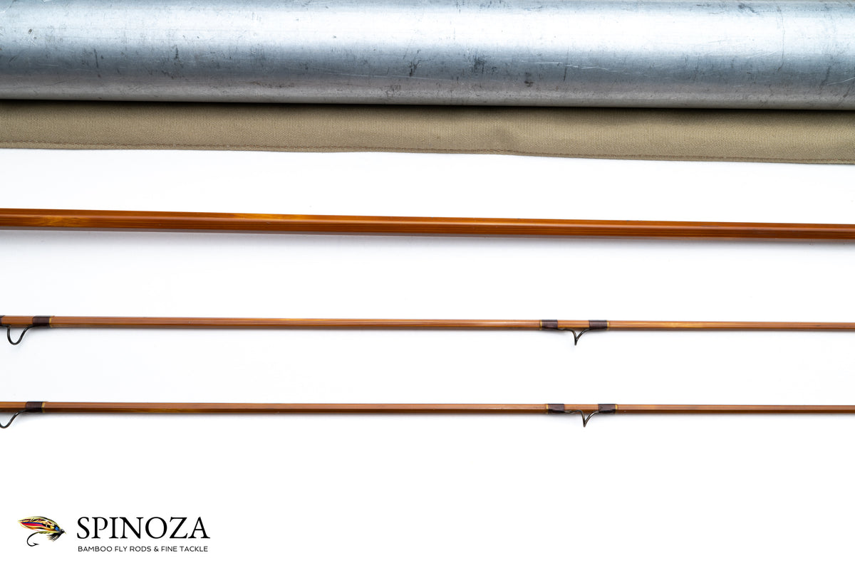 Payne Model 96 Bamboo Fly Rod 6'6" 2/2 #4 - rod sections with guides and wraps