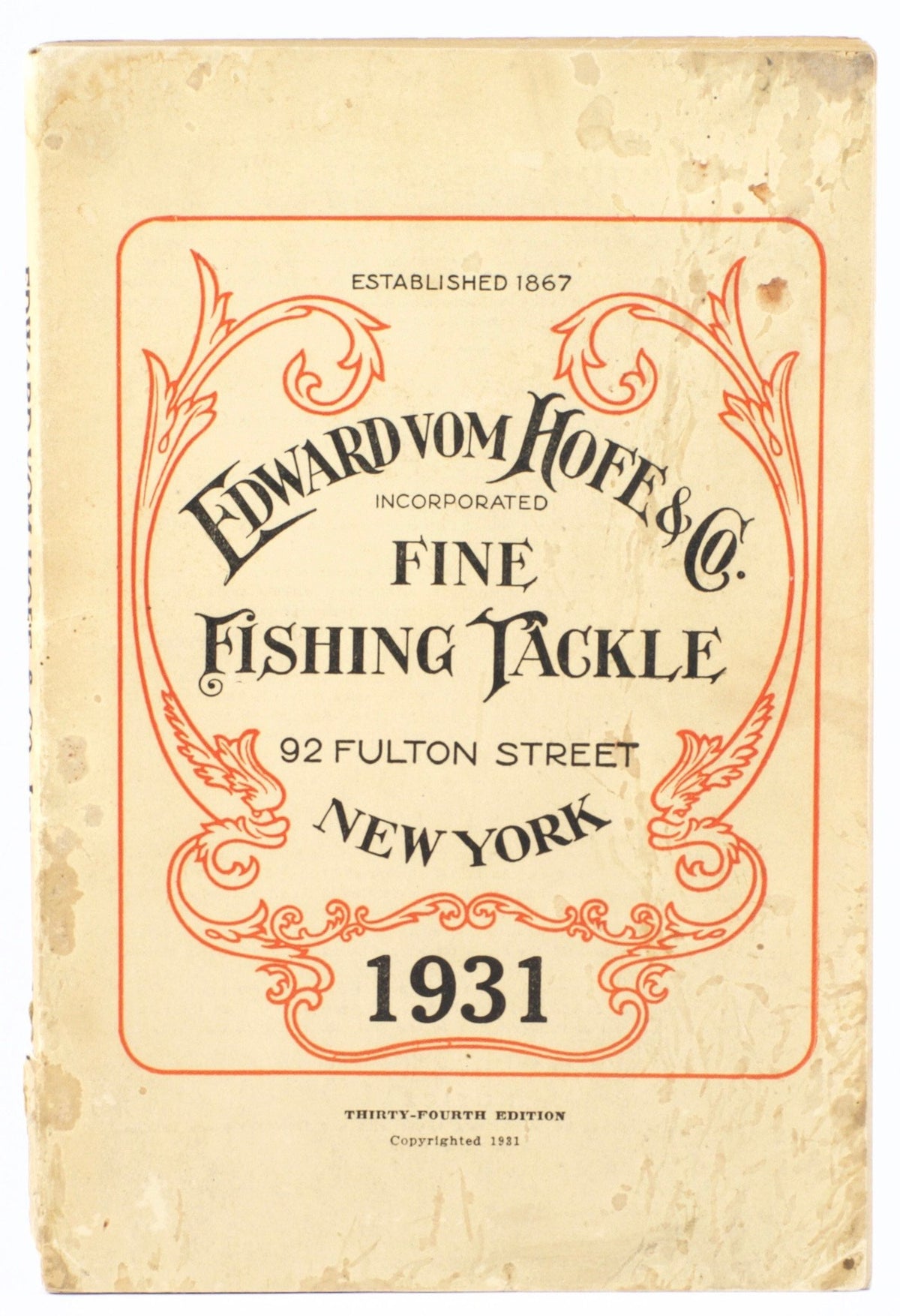 Vom Hofe, Edward (EVH) - 1931 Fishing Tackle Catalog 