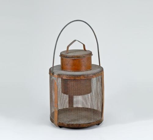 Early Painted Cricket Cage 