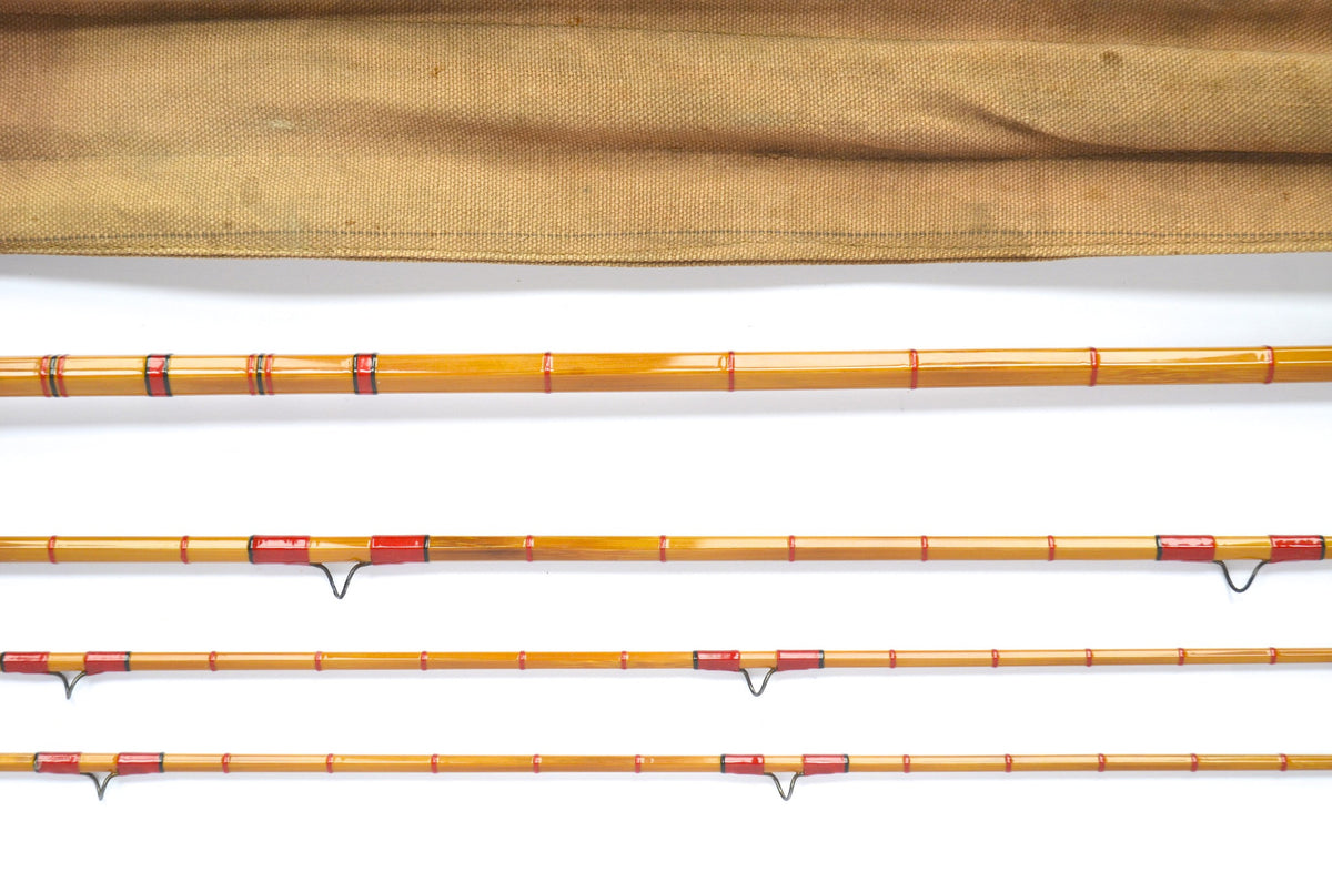 Ed Payne Fly Rod 8'9" 3/2 #3/4 - rod sections with guides and wraps