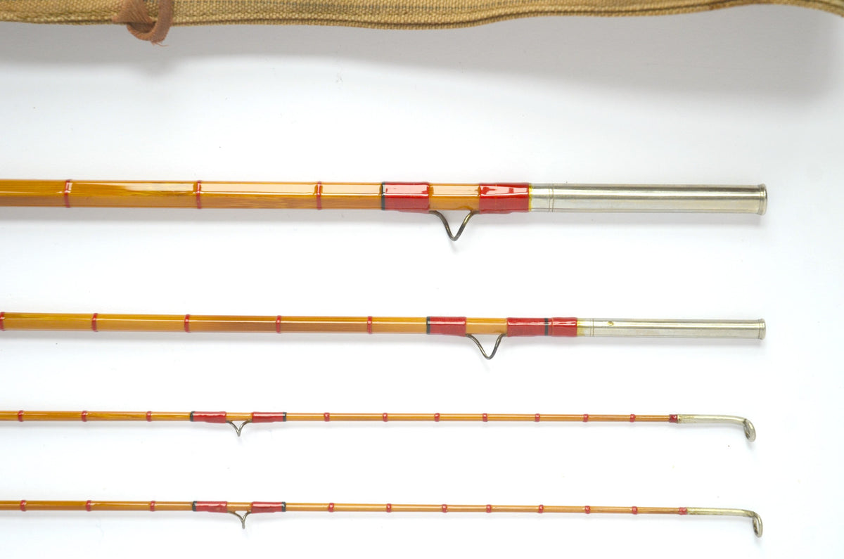 Ed Payne Fly Rod 8'9" 3/2 #3/4 - rod sections with guides and wraps