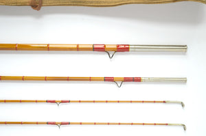 Ed Payne Fly Rod 8'9" 3/2 #3/4 - rod sections with guides and wraps