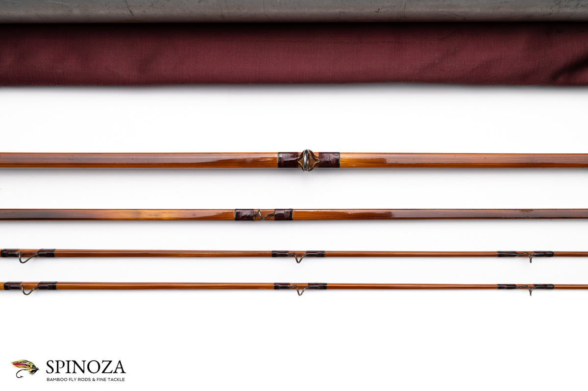 Edwards Quadrate Fly Rod 9'6" 3/2 #8/9 - rod sections with guides and wraps