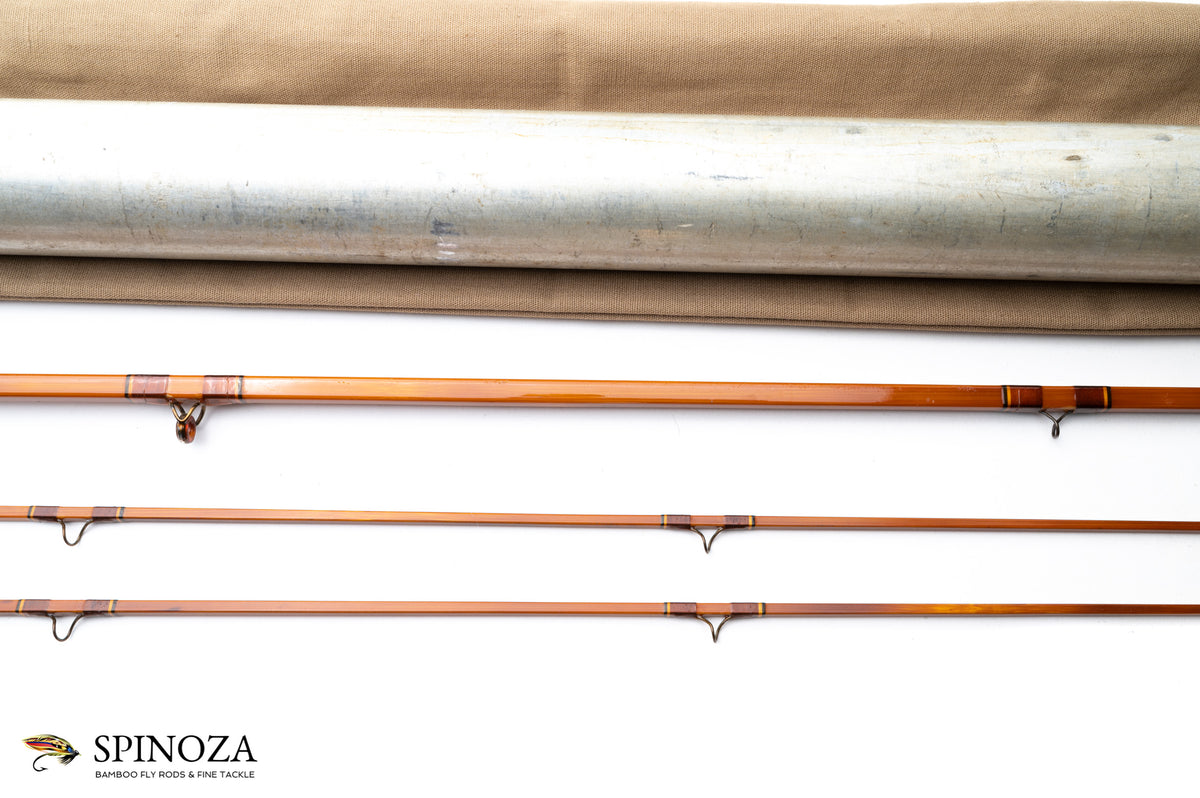 Edwards Quadrate Bamboo Fly Rod 8' 2/2 #6 - ferrules and tip tops detail