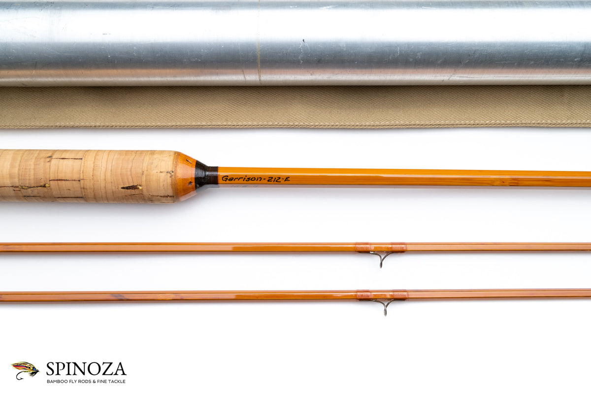 Everett Garrison Model 212E Bamboo Fly Rod 8' 2/2 - maker signature and rod markings