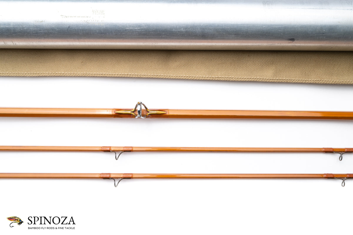 Everett Garrison Model 212E Bamboo Fly Rod 8' 2/2 - guides and thread wrapping