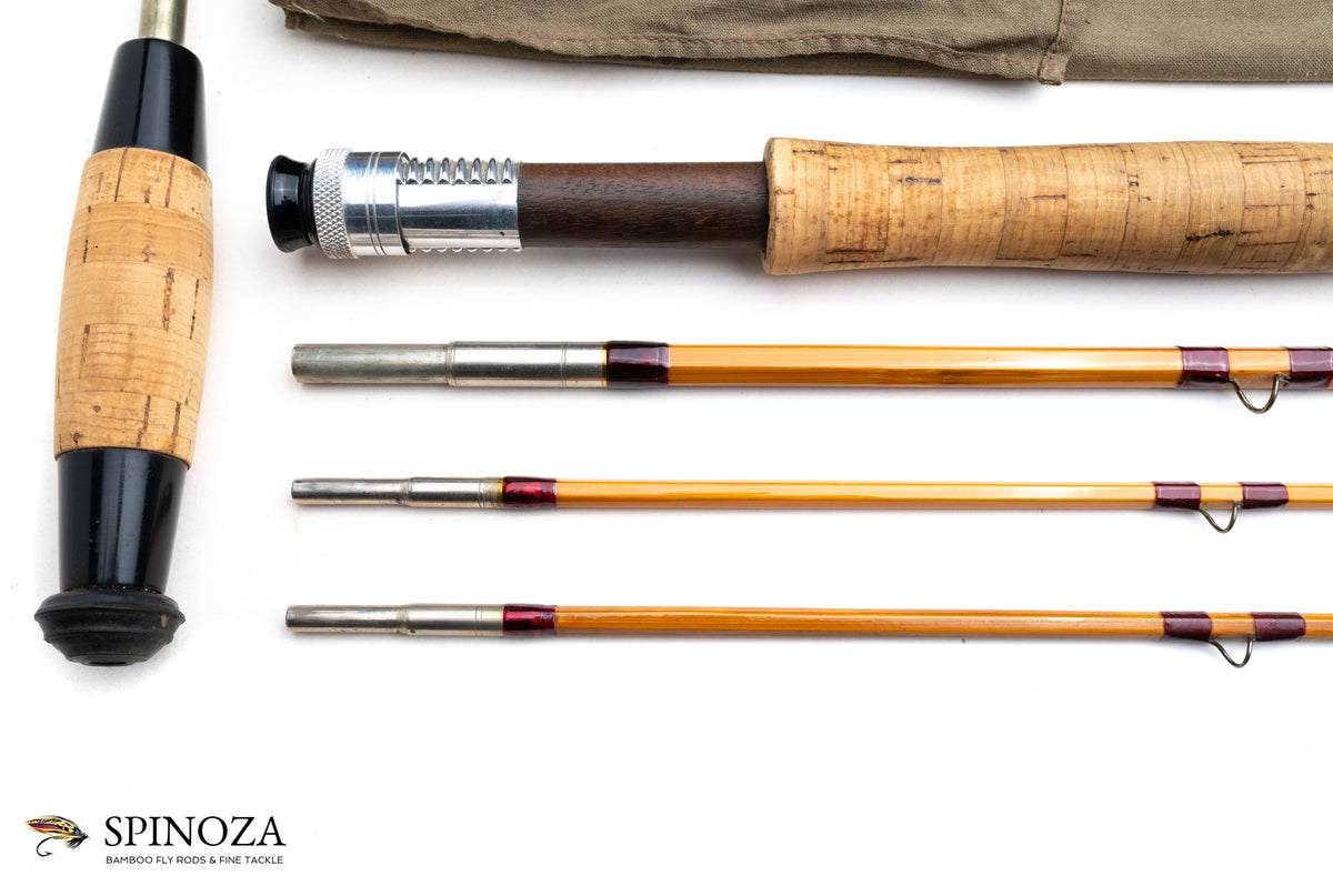 FE Thomas Fly Rod 10'6" 3/2 (Refinished by Sam Carlson) - grip and reel seat close-up