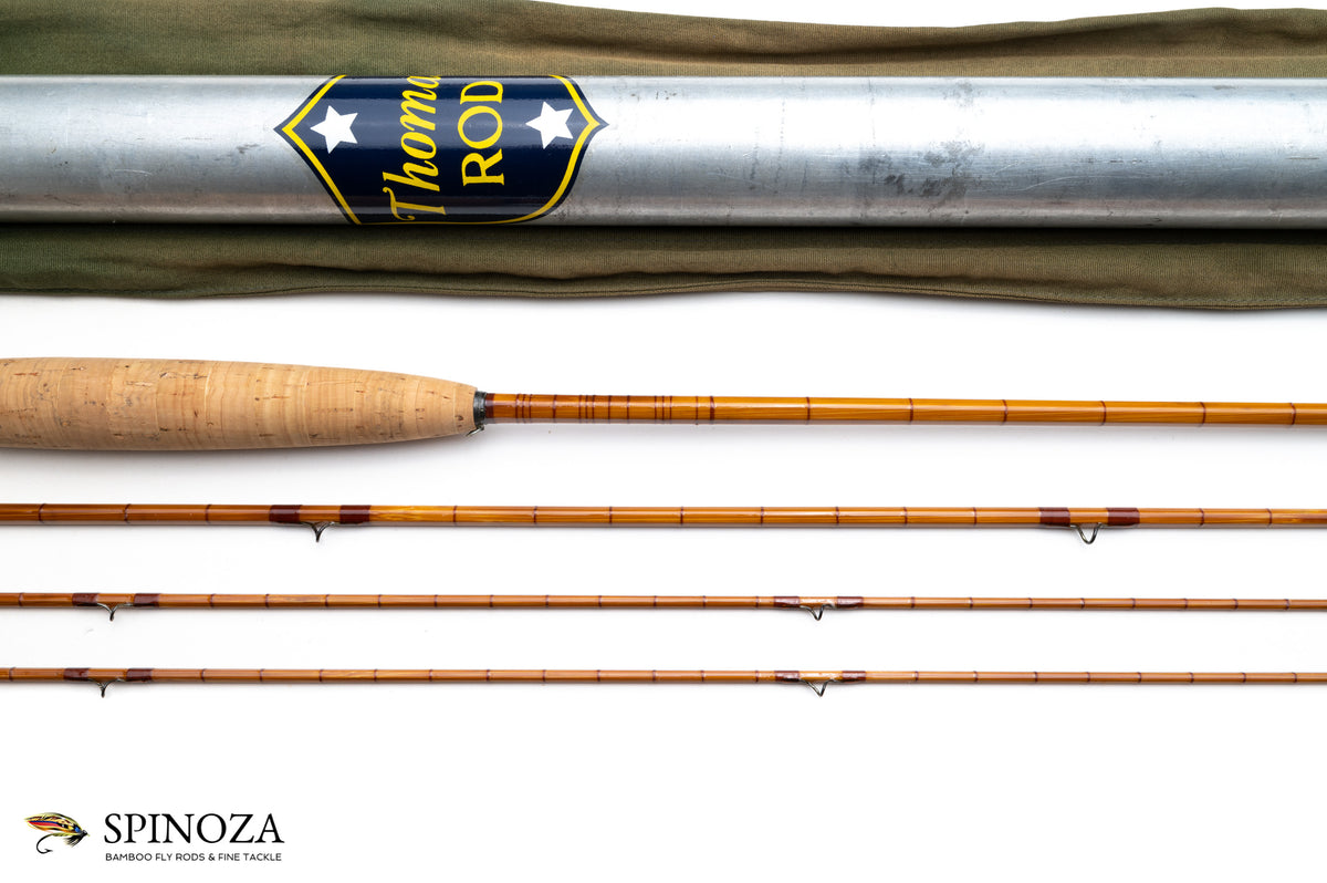 FE Thomas Special Bamboo Fly Rod 7'6" 3/2 #4/5 - maker's marking and inscription