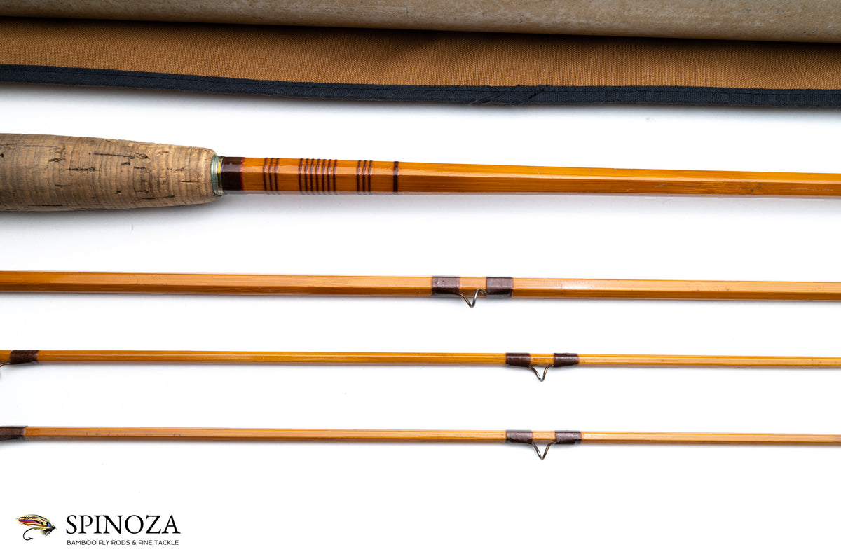 FE Thomas Special Bamboo Fly Rod 9' 3/2 #8/9 - maker's marking and inscription