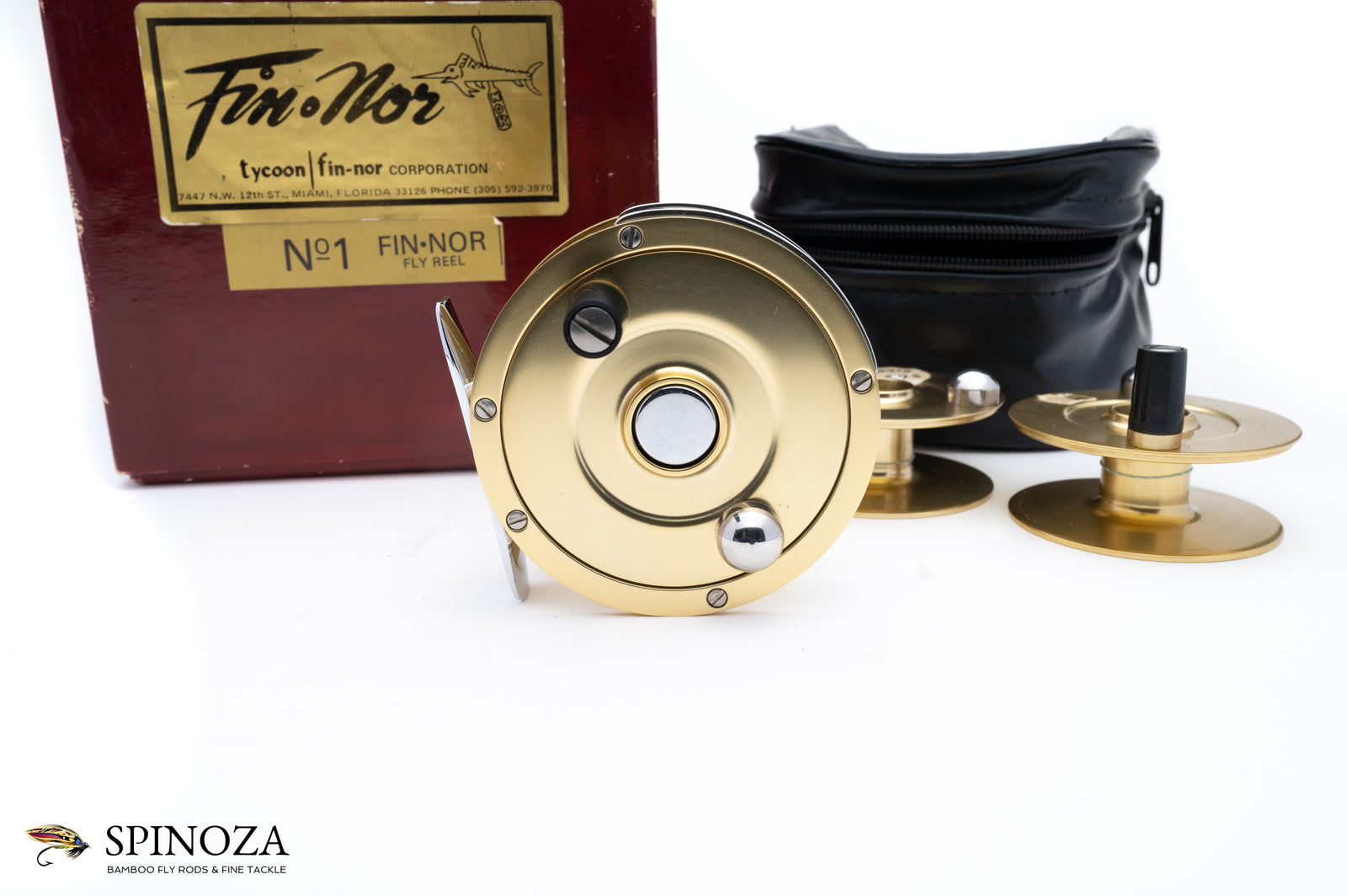 Fin-Nor Wedding Cake 1 Fly Reel with Two Spare Spools