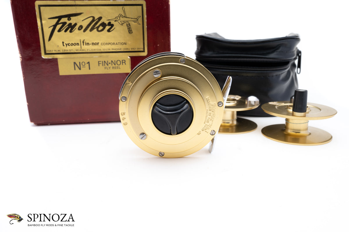 Fin-Nor Wedding Cake 1 Fly Reel with Two Spare Spools