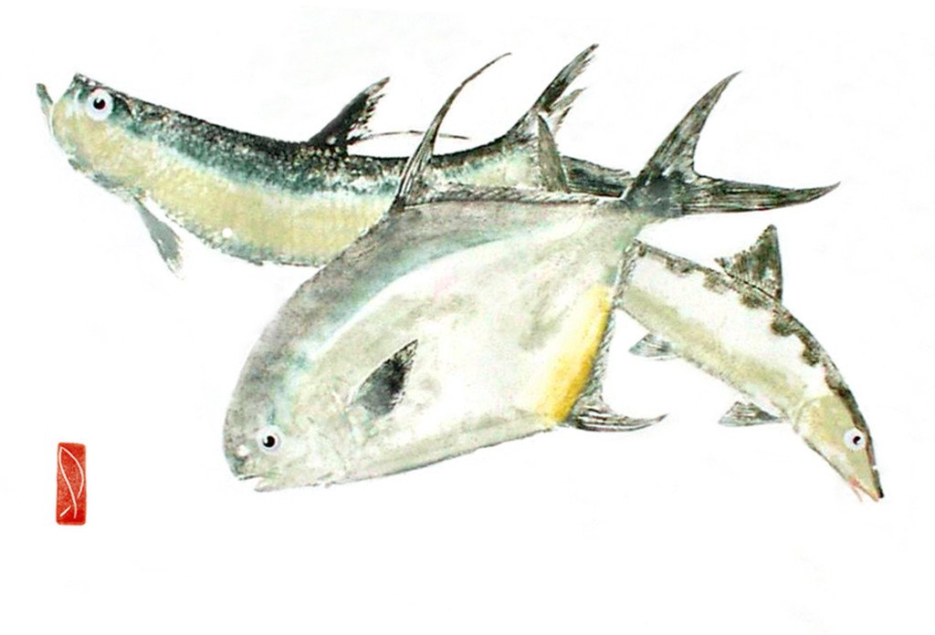 Mark Smith Fish Art - "Flats Fish"