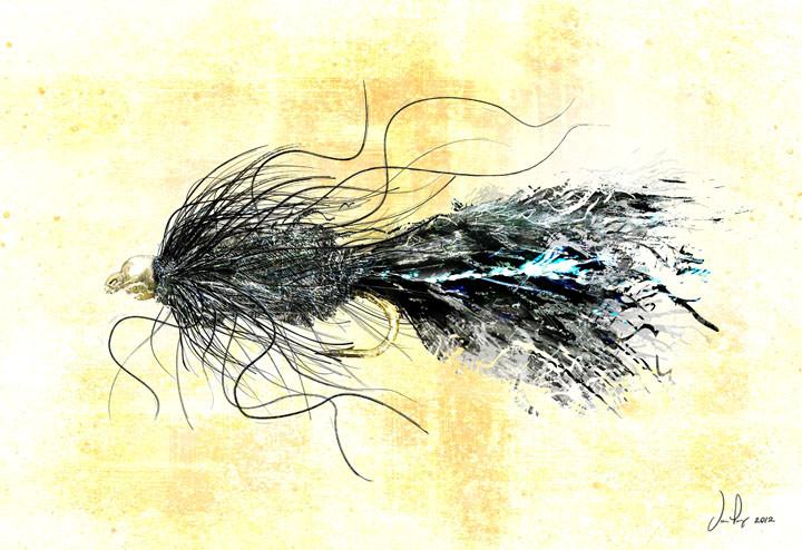 Fly Art by Daniel - Fly Series - Woolly Bugger 