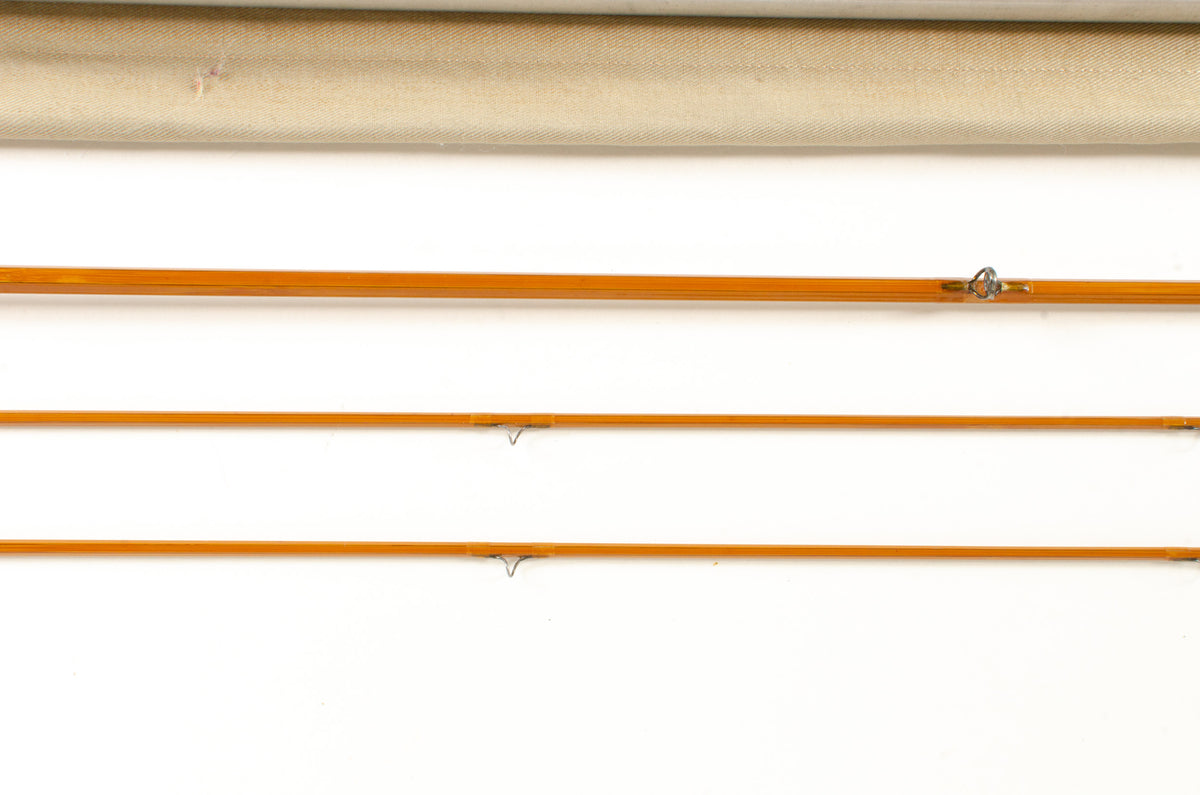 Everett Garrison 204 Fly Rod 7'6" 2/2 #4 - rod sections with wraps
