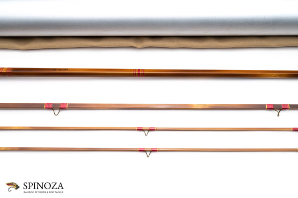 George Guba Quad Bamboo Fly Rod 8' 3/2 #5 - Spinoza Rod Company