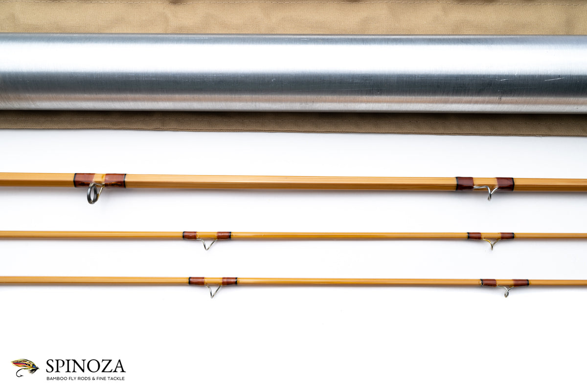 George Guba Dickerson 8013 Nodeless Bamboo Fly Rod 8' 2/2 #5 - ferrules and tip tops detail
