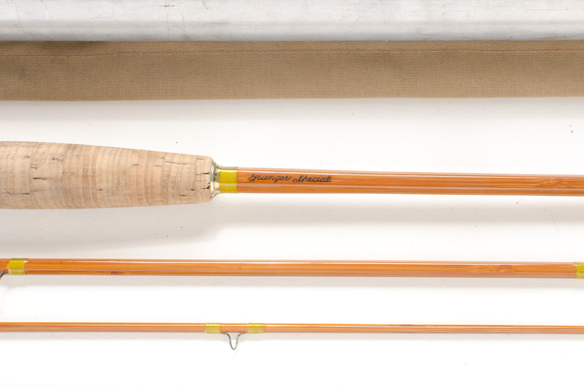 Goodwin Granger Fly Rod 8'6" 3/2 #5 - maker signature and rod markings