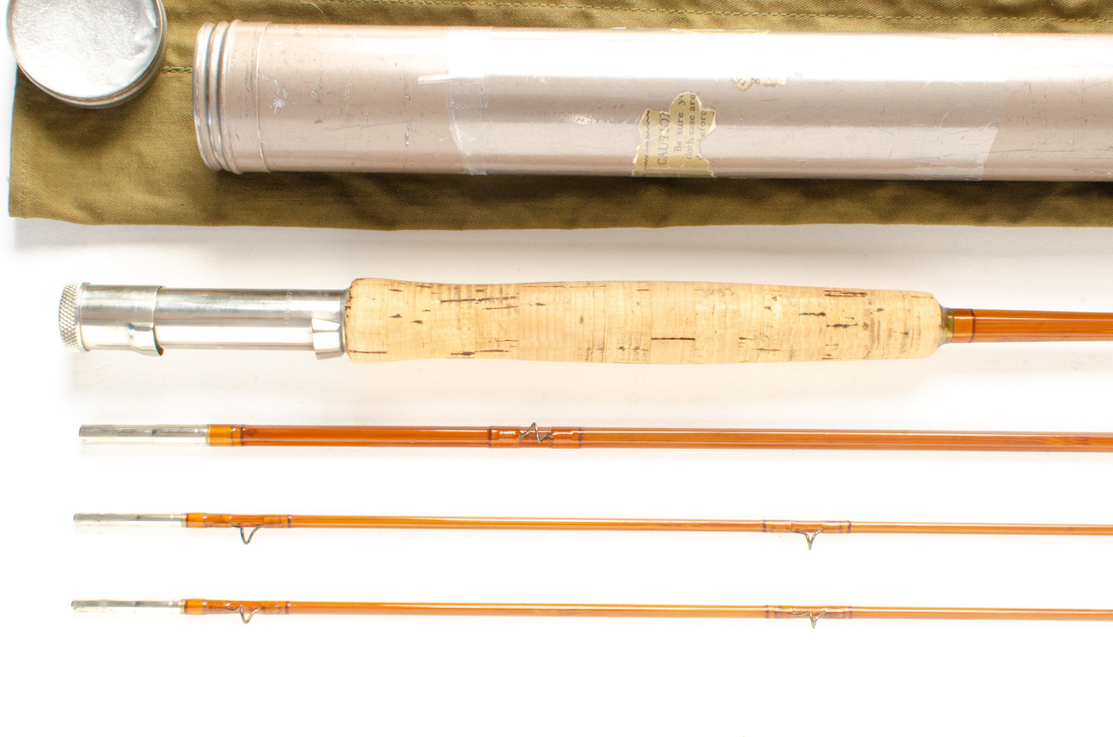 Granger Aristocrat Fly Rod 8' 3/2 #5 - handle grip and reel seat detail