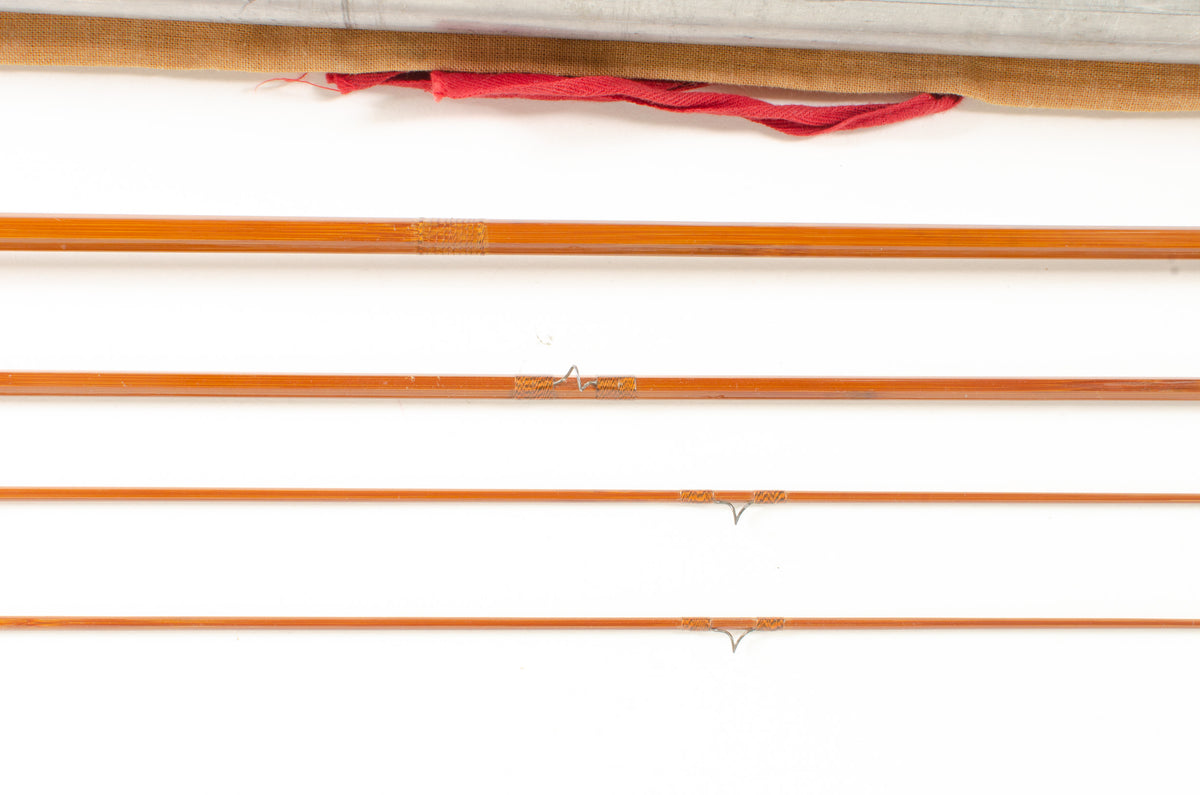 Granger Victory Fly Rod 8'6" 3/2 #5 - rod sections with guides and wraps