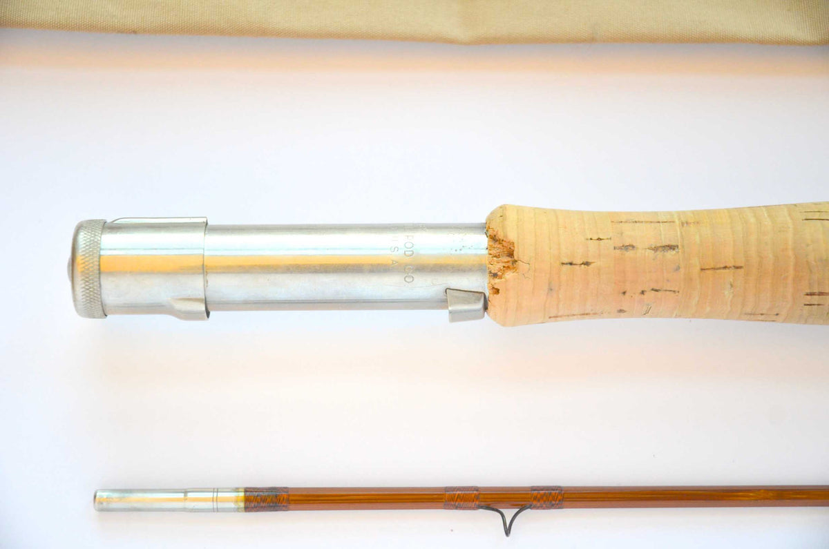 Wright & McGill Granger Victory Fly Rod 7' 2/2 #4 - rod sections with guides and wraps