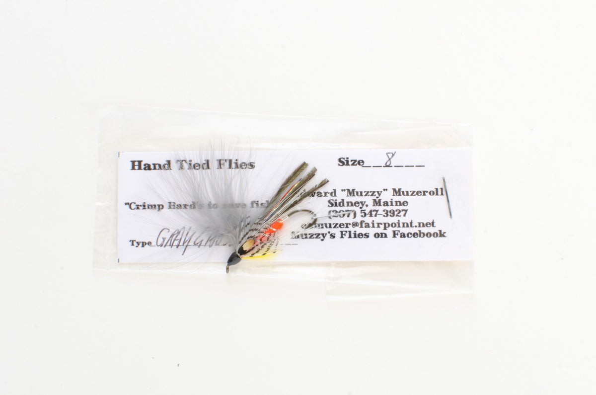 Gray Ghost Fly size 8 by Edward "Muzzy" Muzeroll