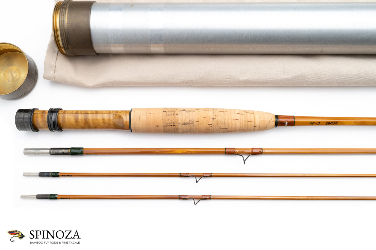 HL Leonard 47-3 Catskill Special Fly Rod 6'6" 3/2 #3 - grip and reel seat close-up