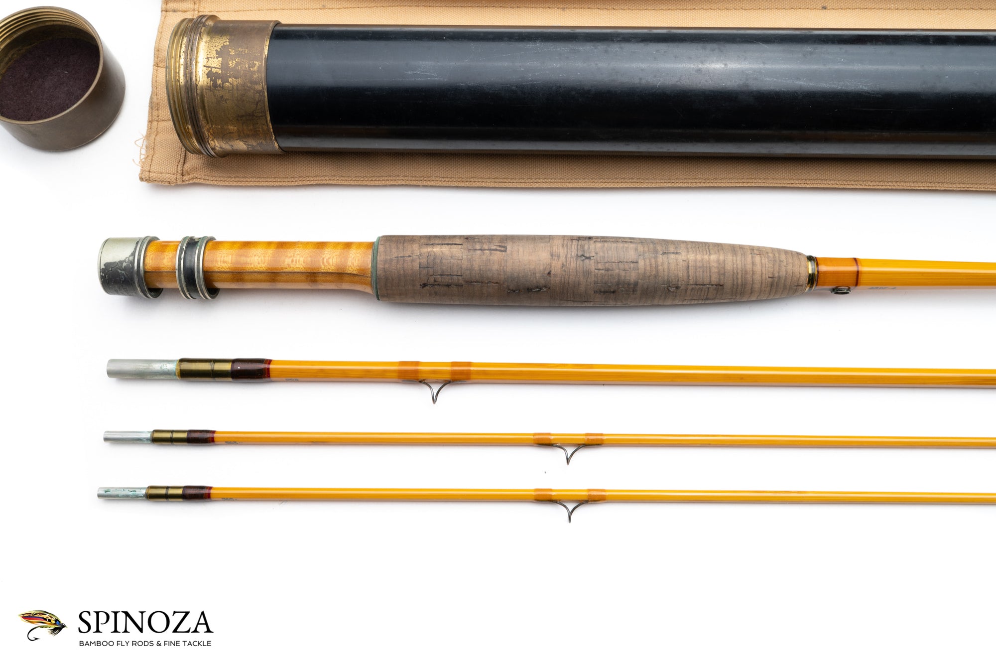 Leonard 48-4 Fly Rod 7' 3/2 #4 - grip and reel seat close-up