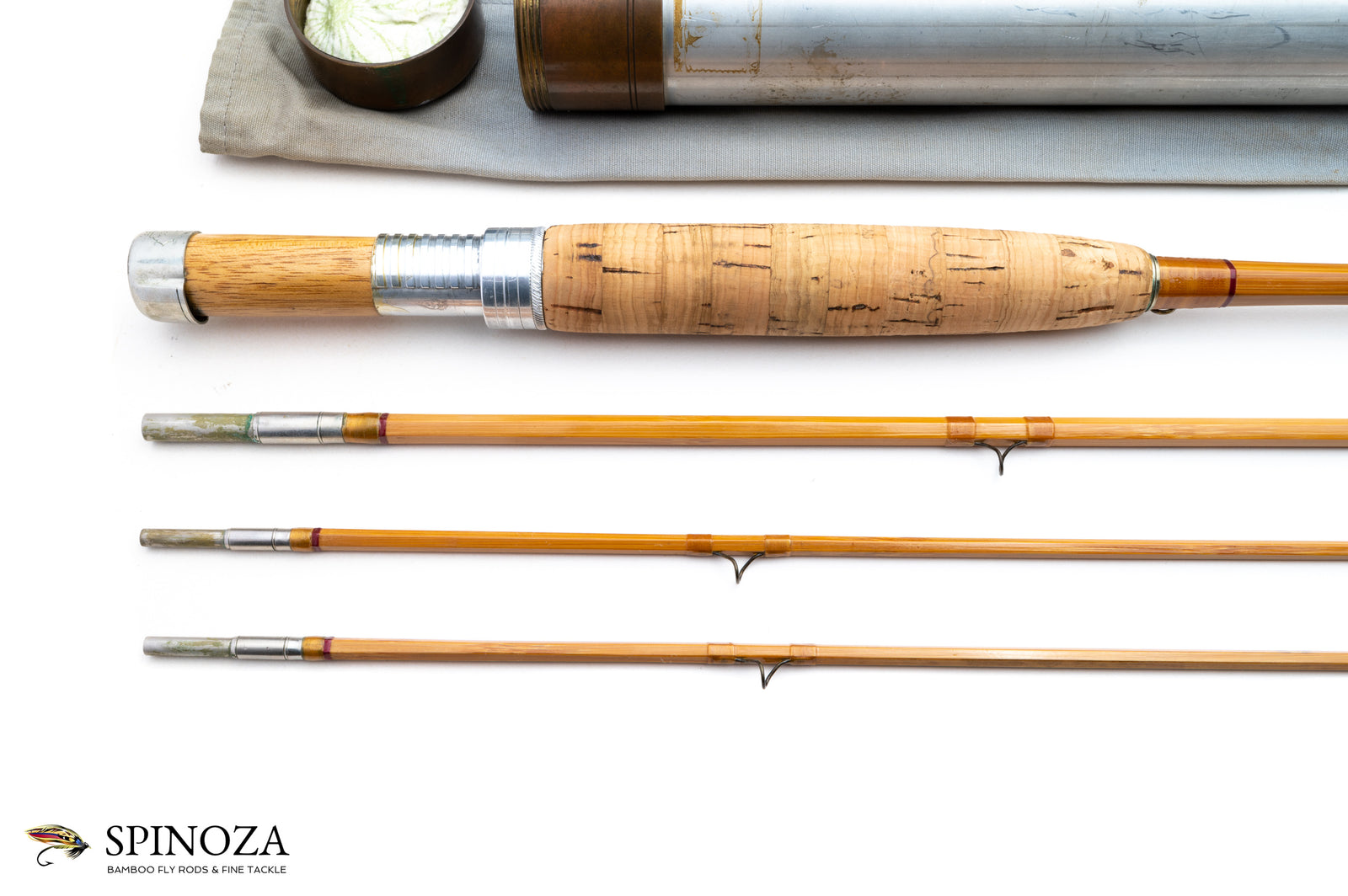 Leonard Model 50 Fly Rod 8' 3/2 #5/6 - grip and reel seat close-up