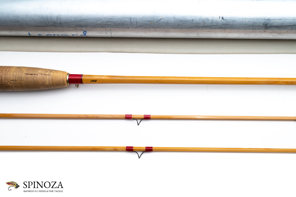 HL Leonard Model 39 Fly Rod 7'6" 2/2 #5/6 - maker's marking and inscription