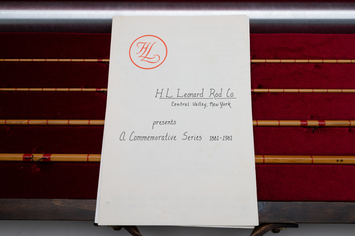 HL Leonard Centennial Commemorative Fly Rod 8'6" 3/2 #5 - ferrule detail and joints