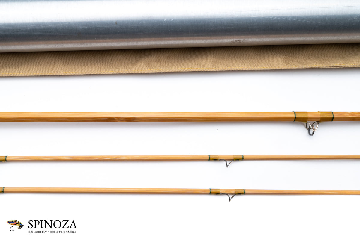 HL Leonard Deluxe Bamboo Fly Rod 7'6" 2/2 #5 - ferrule detail and joints