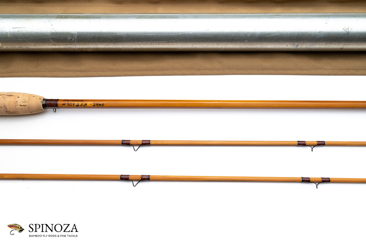 Leonard Duracane Fly Rod 9' 2/2 #9 - rod sections with wrapping detail