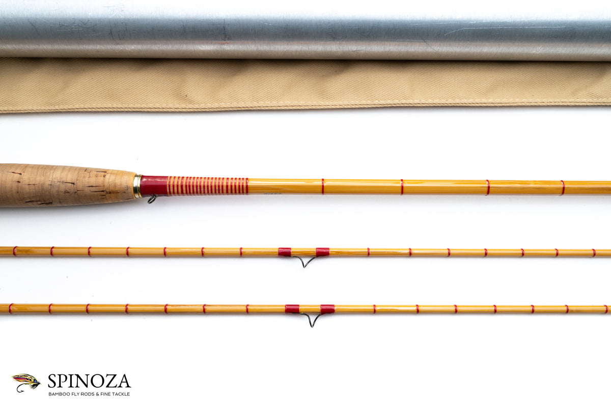 HL Leonard Model 39-5 Bamboo Fly Rod 7'6" 2/2 #5 - maker's marking and inscription