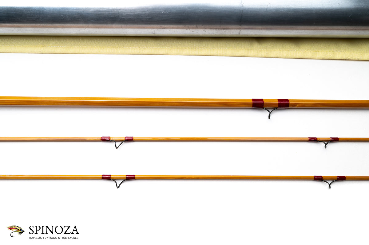 HL Leonard Model 40-7 Bamboo Fly Rod 8' 2/2 #7 - ferrule detail and joints